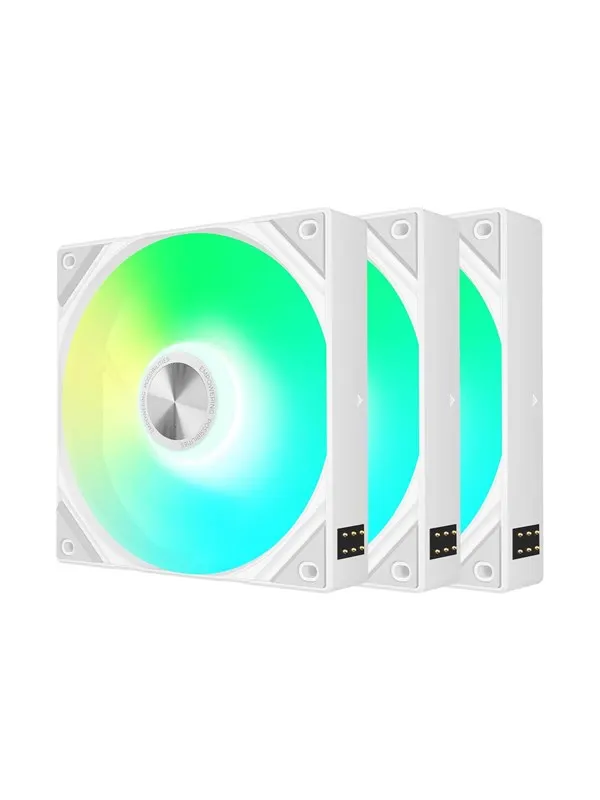 Tryx ROTA SL ARGB 120mm Fan Triple Pack White - Chassi fläkt - 120mm - Vit med RGB-ljus - 28 dBA
