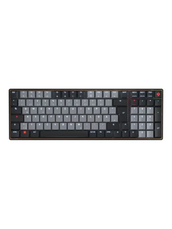 Cherry KW - keyboard - 96% compact - QWERTZ Input Device - Tangentbord - Svart