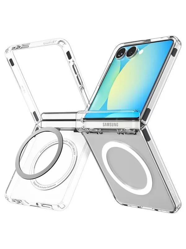 Spigen Ultra Hybrid Pro MagSafe - clear white - Samsung Galaxy Z Flip7