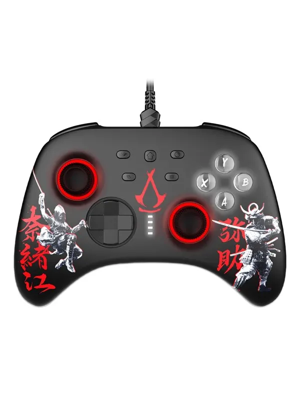 Freaks And Geeks Wired Controller with 1.8m Cable - Assassin's Creed Shadows - Wired Controller - Nintendo Switch