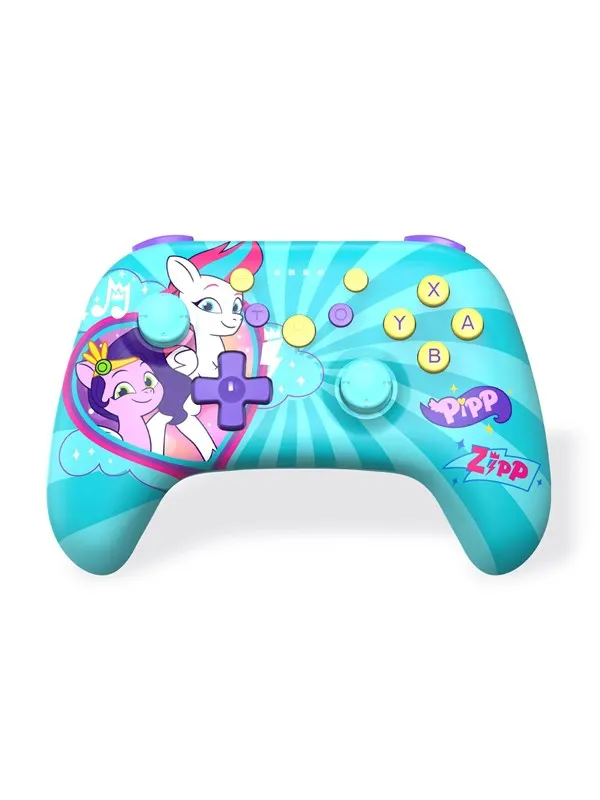 Freaks And Geeks Nintendo Switch/PC Nano Wireless Controller - My Little Pony Pipp + Zipp - Wireless Controller - Nintendo Switch