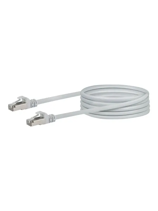 Schwaiger network cable - 50 cm - white - Vit - 0.5m