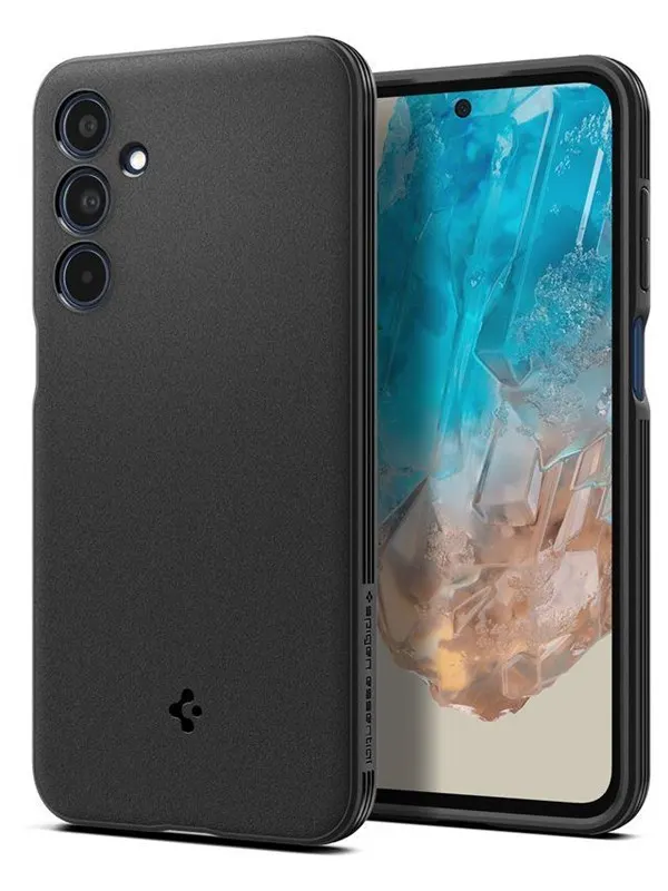 Spigen Essential Sand Blast - matte black - Samsung Galaxy M35 5G
