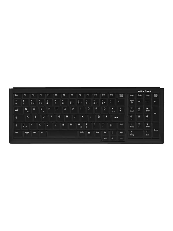 Cherry Active Key AK-7000 - keyboard - G - Tangentbord - Tysk - Svart