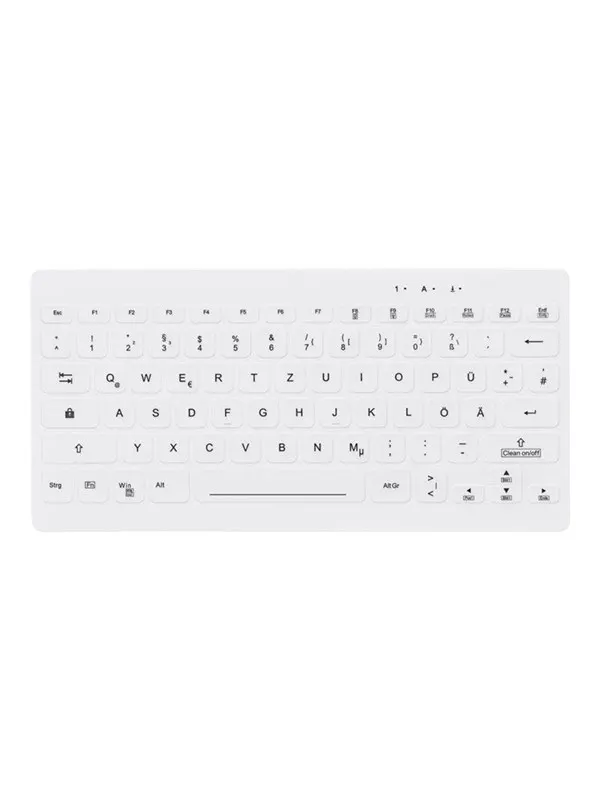 Cherry AK-C4112 - keyboard - medical com - Tangentbord - Tysk - Vit