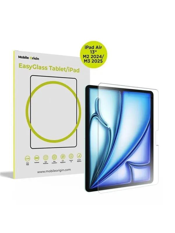 Mobile Origin EasyGlass iPad Air 13" (M4 - 2026/M3 - 2025/M2 - 2024)