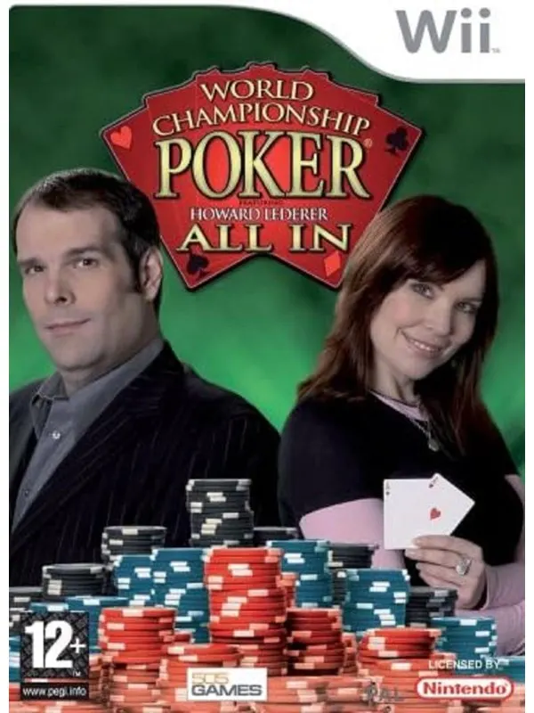 World Championship Poker Featuring Howard Lederer - Nintendo Wii - Kortspel