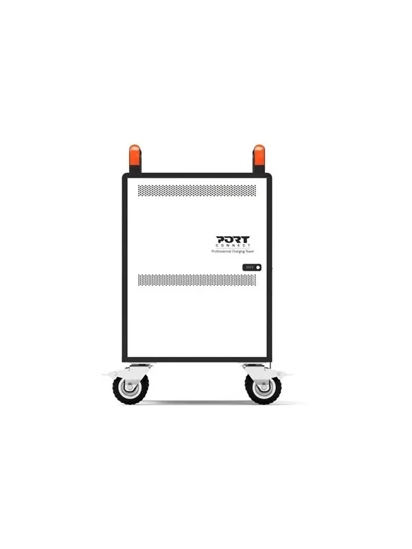 PORT Designs PORT Connect Charging Cabinet cart - for 20 notebooks / 1U rack - black