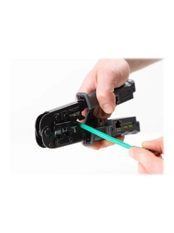 DeLOCK Crimp Tool - With Integrated Cable Tester