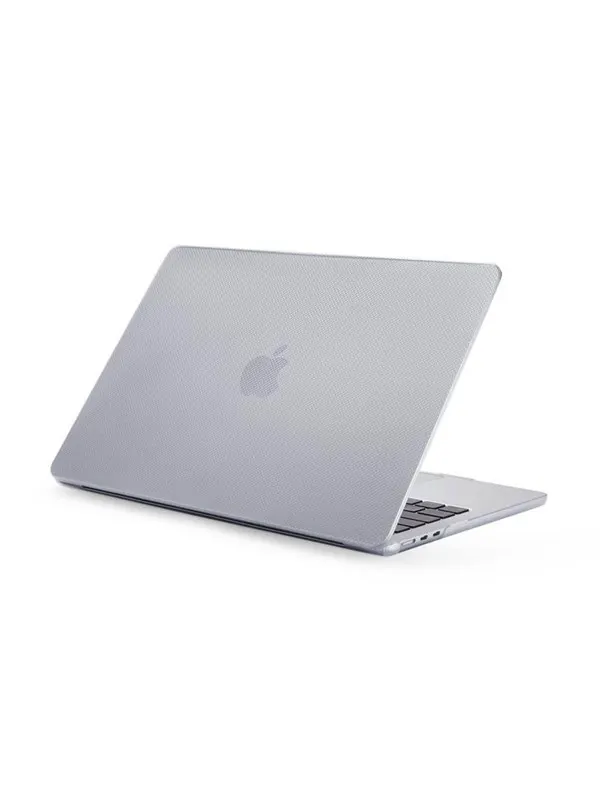 Pipetto Hardshell Dots Case for MacBook Air 13.6" (M3.2024/M2.2022) - Frosted Clear