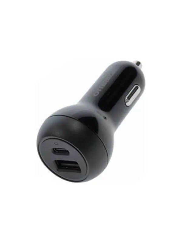 OtterBox Standard Car Charger 32W - 1 USB-C 20W + 1 USB-A 12W - black