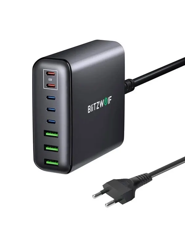 BlitzWolf BW-S26 Wall Charger 250W - Black