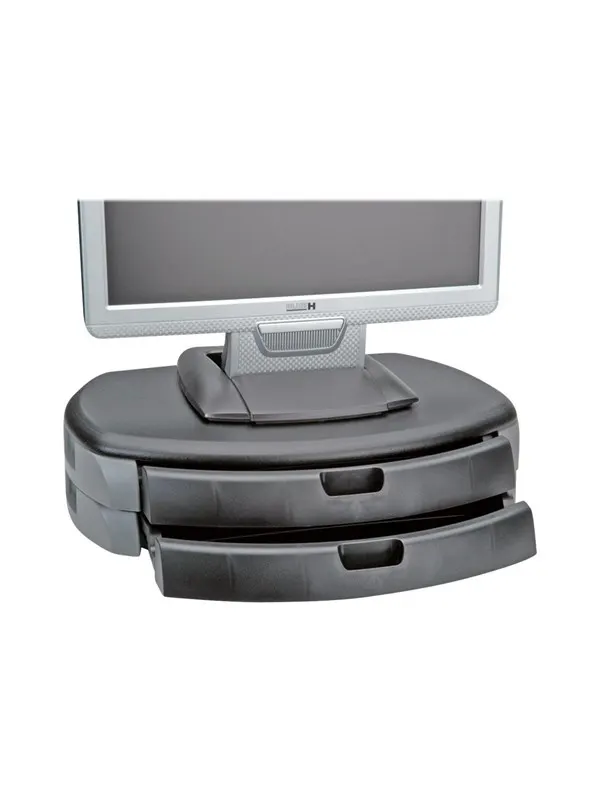 Roline Trend - stand - for monitor / printer - grey black - Max - recommended for
