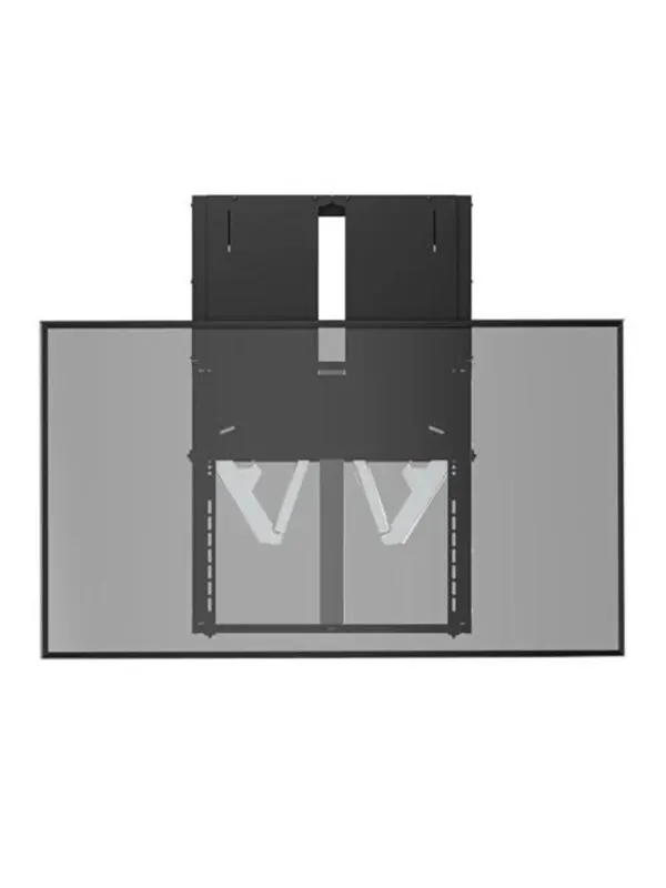 Deltaco OFFICE Manual Height-Adjustable Display Wall Mount - Max 90 kg - recommended for 75"-90"
