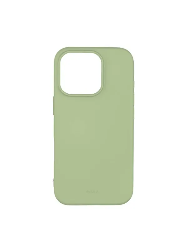 ONSALA Phone Case with Silicone Feel Lime - iPhone 16 Pro