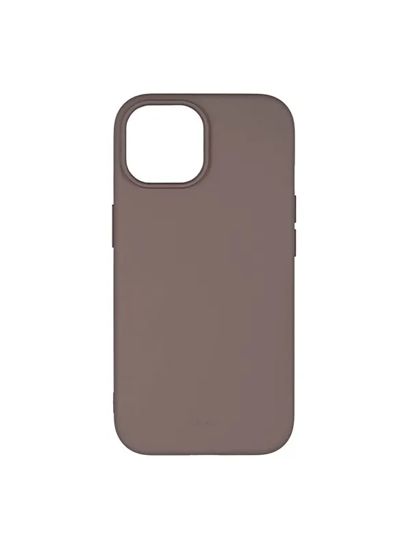 ONSALA Phone Case with Silicone Feel Chocolate - iPhone 13/14/15