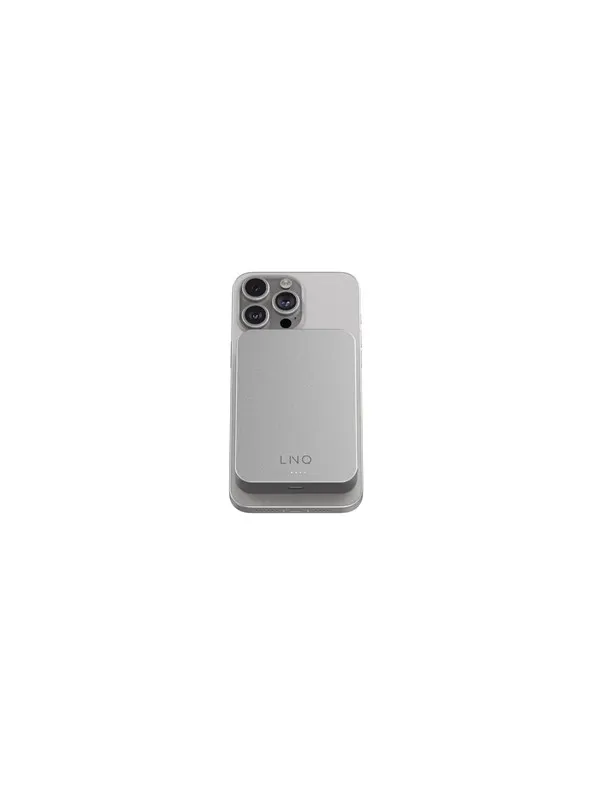 LINQ Magnetic Wireless Power Bank 15W/10.000mAh Silver - 10000 mAh