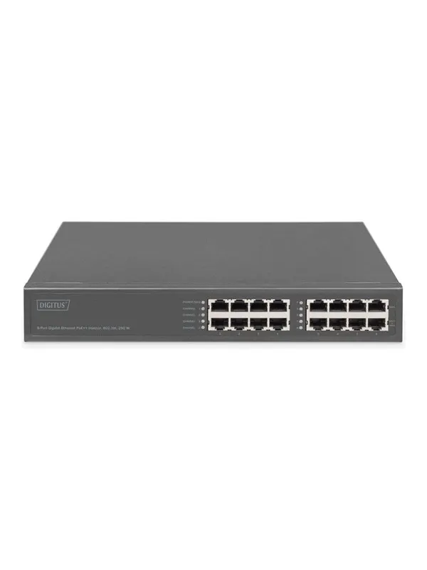 DIGITUS - PoE injector - 8-port Gigabit Ethernet 802.3bt - 250 Watt