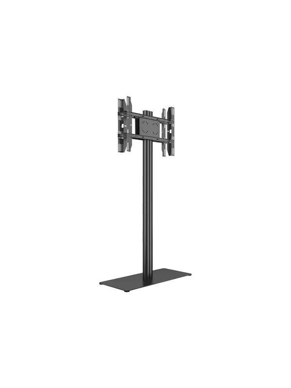Multibrackets M stand - back-to-back - for 2 flat panels - height 180 cm - black matte - Max 50 kg - recommended for 24"-65"