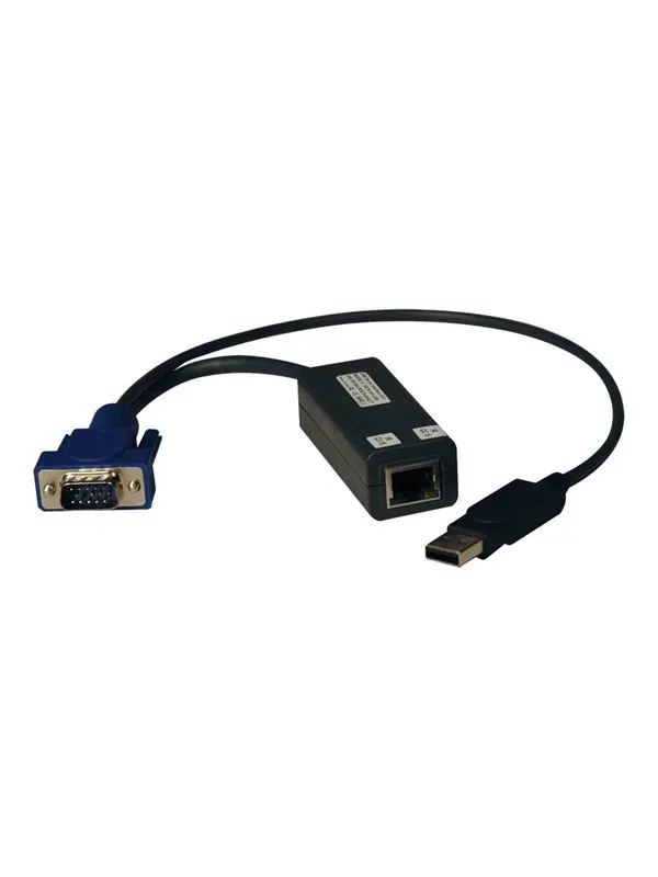 Eaton Series USB Single Server Interface Unit Virtual Media KVM Switch HD15 USB RJ45 TAA