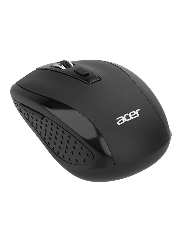 Acer Wireless Mouse (MX202) - mouse - 2.4 GHz - black - Mouse - 6 knappar - Svart