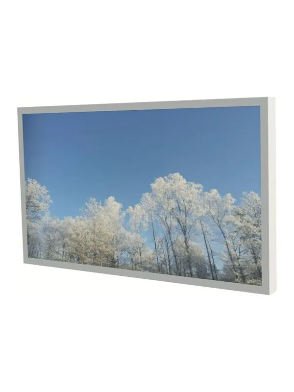 HI-ND PROTECT mounting kit - landscape - for LCD display - white RAL 9003 - Max - recommended for 43"
