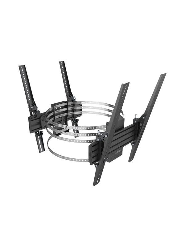 Multibrackets M Pro Series mounting component - for 2 LCD displays - black - Max 75 kg - recommended for 65"