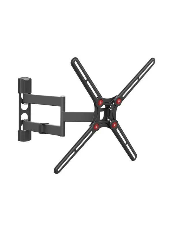 Barkan BM343 bracket - full-motion - for LCD display/ curved LCD display - black - Max 40 kg - recommended for 65"