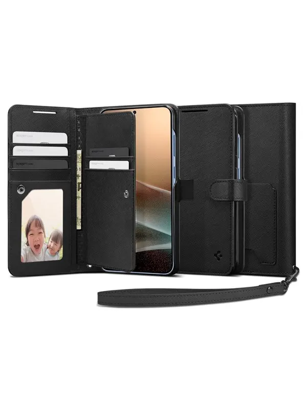 Spigen Wallet S - black - Samsung Galaxy S25+