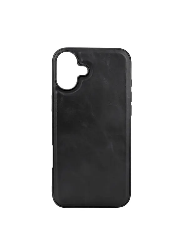 Buffalo Leather Backcover MagSeries - iPhone 16 Plus Black