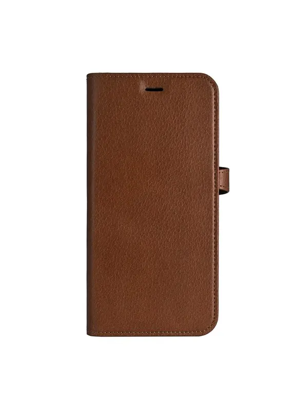 Buffalo 2-in-1 Leather Wallet with 3 Card Slots - iPhone 16 Plus Brown