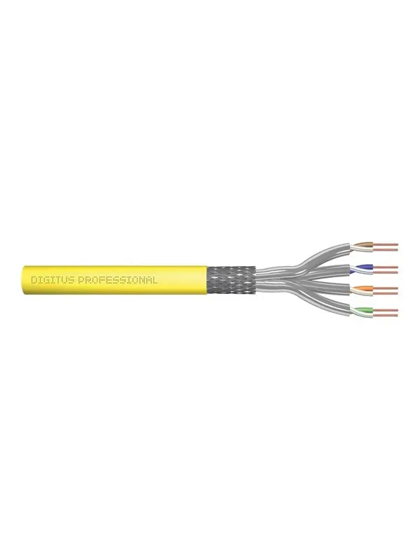 DIGITUS installation cable - 500 m - RAL 1028 yellow - Gul - 500m