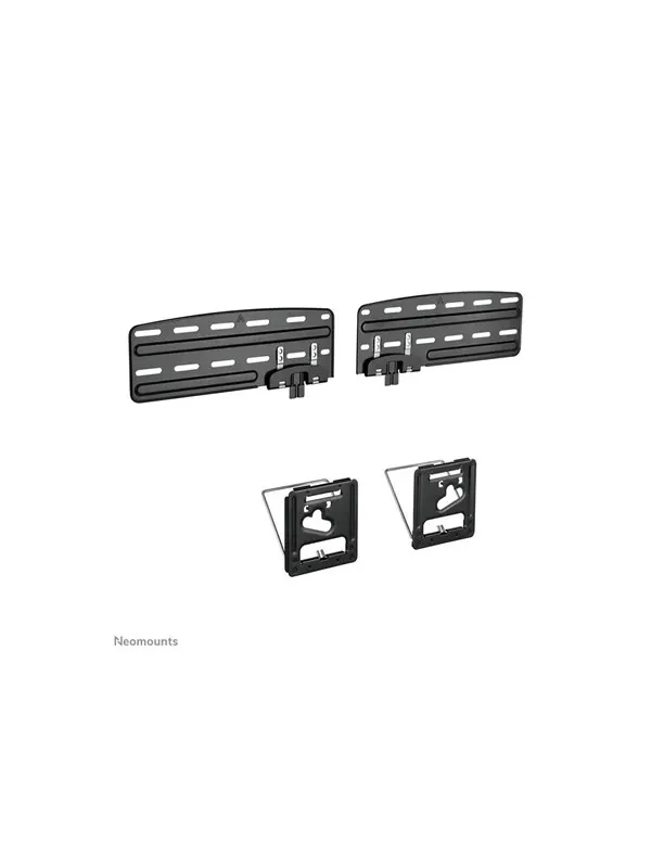 Neomounts WL30-265BL1 mounting kit - Ultra-Flat fixed - for digital signage LCD panel / LCD display - black - Max 60 kg - recommended for 43"-85"