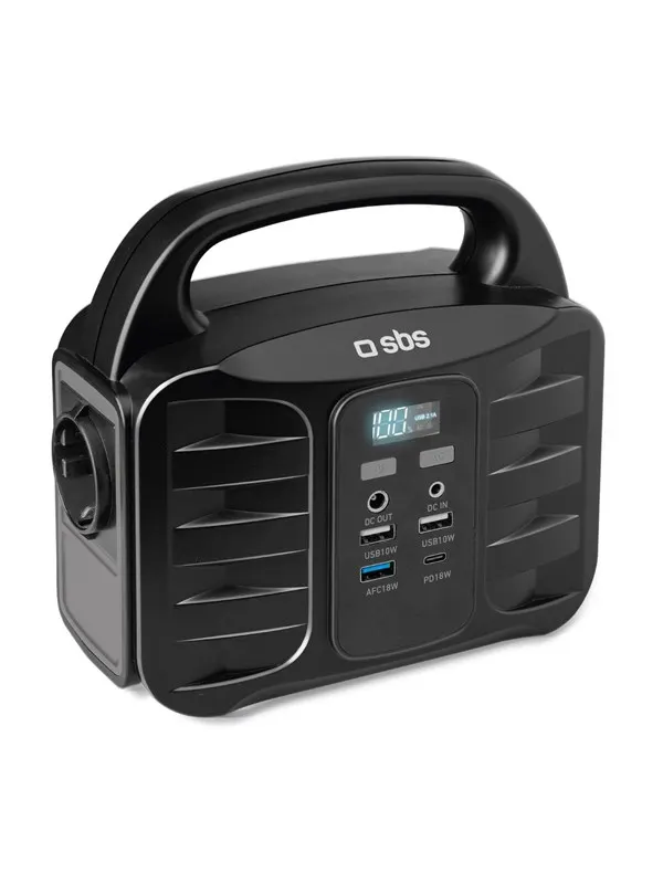 SBS Portabel 150 W laddningsstation - Svart