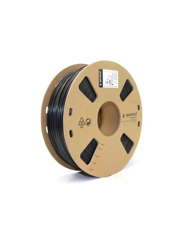 Gembird ASA filament - Svart - 1.75mm ø - 1 kg