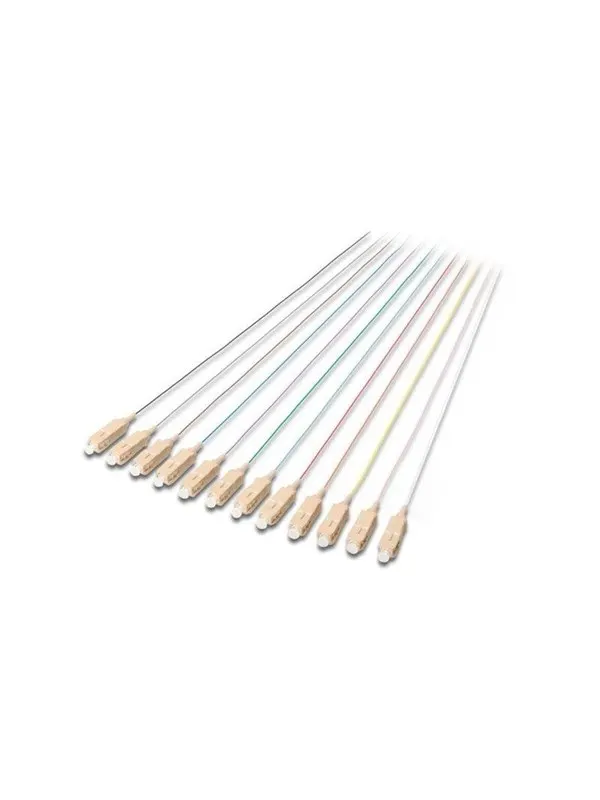 DIGITUS Professional network cable kit - 2 m - grey black white blue yellow red green brown orange violet pink turquoise - Svart - 2m