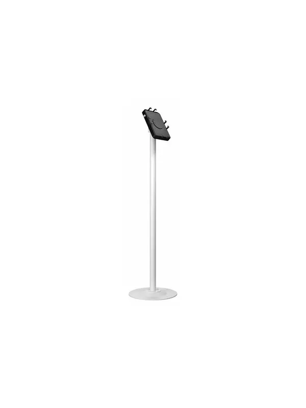 Multibrackets M Pro Series stand - for monitor / tablet - single pole floorbase - white - Max 10 kg - recommended for 7"-30"