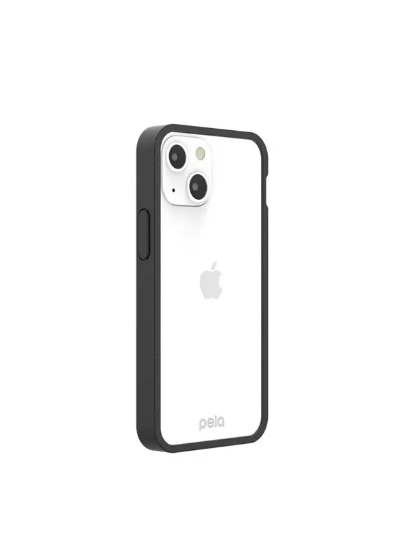 Pela Clear - iPhone 13 mini case - Black