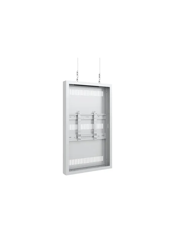 Multibrackets M Pro Series enclosure - for digital signage panel - wire small - white - Max 25 kg - recommended for 43"