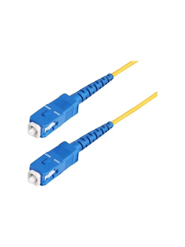 StarTech.com 30m (98.4ft) SC to SC (UPC) OS2 Single Mode Simplex Fiber Optic Cable - patch cable - 30 m - yellow - Gul - 30m