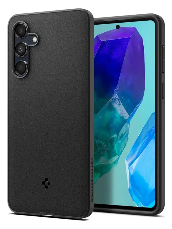 Spigen Essential Sand Blast - matte black - Samsung Galaxy M55 5G