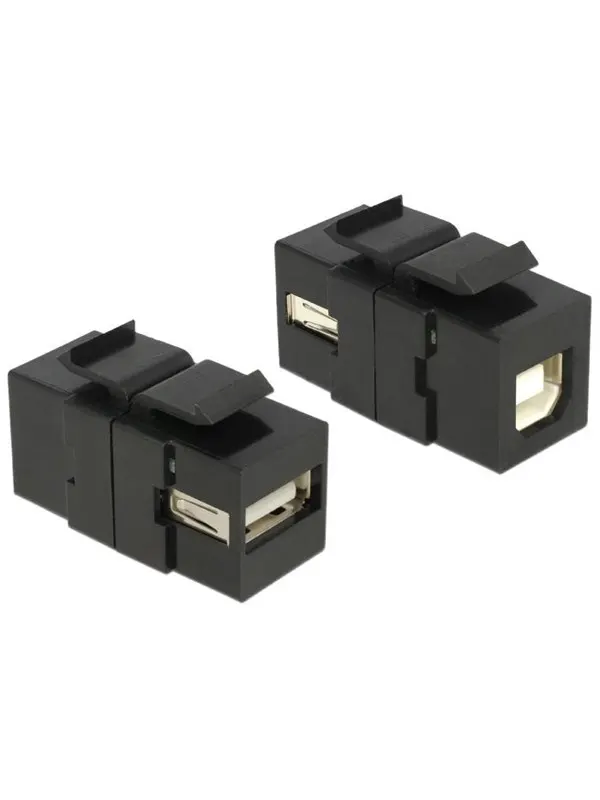 DeLOCK Keystone Module USB 2.0 A Female > USB 2.0 B Female