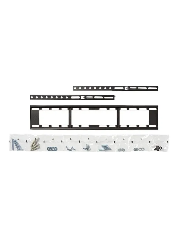 Nedis TVWM1051BK mounting kit - fixed - for TV - black - Max 35 kg - recommended for 70"