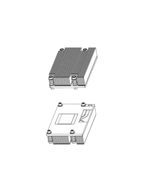 Dell - processor heatsink - for CPU 95W or higher customer kit - CPU kylfläns (utan fläkt)