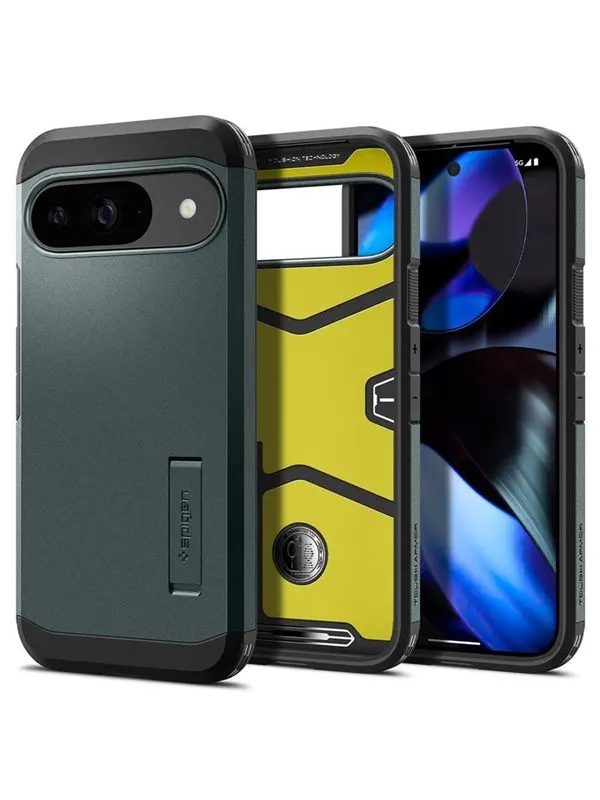 Spigen Tough Armor - abyss green - Google Pixel 9 Pro/Pixel 9