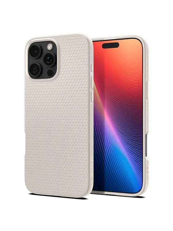 Spigen Liquid Air - natural titanium - iPhone 16 Pro Max