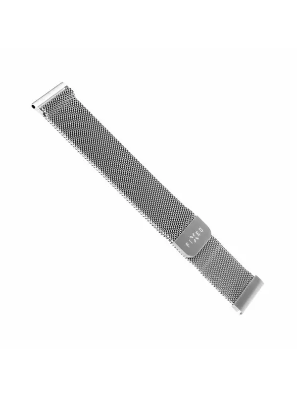 FIXED Mesh metallrem för Smartwatch Universal 22 mm Silv