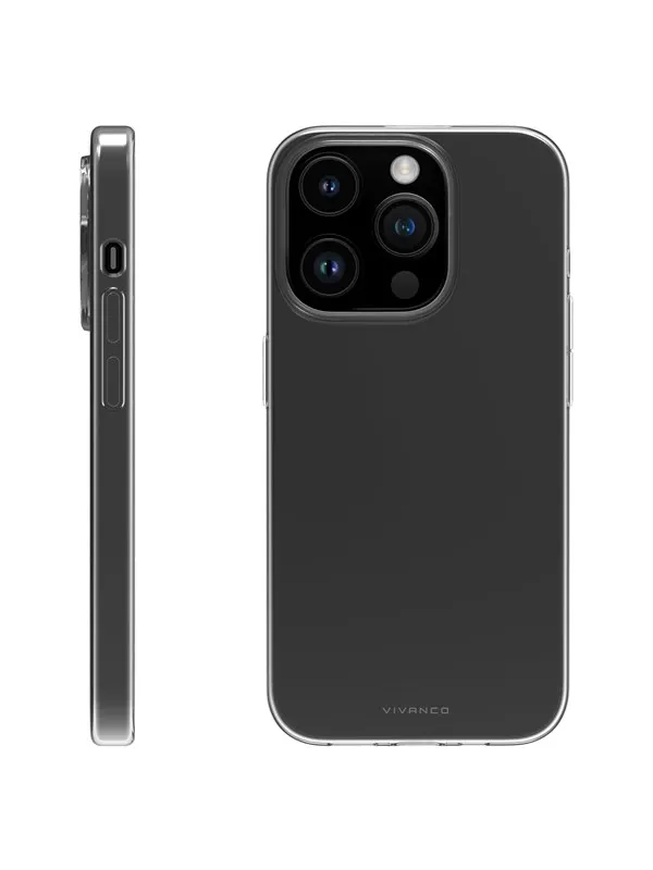 Vivanco Slim TPU skal iPhone 15 Pro Transparent