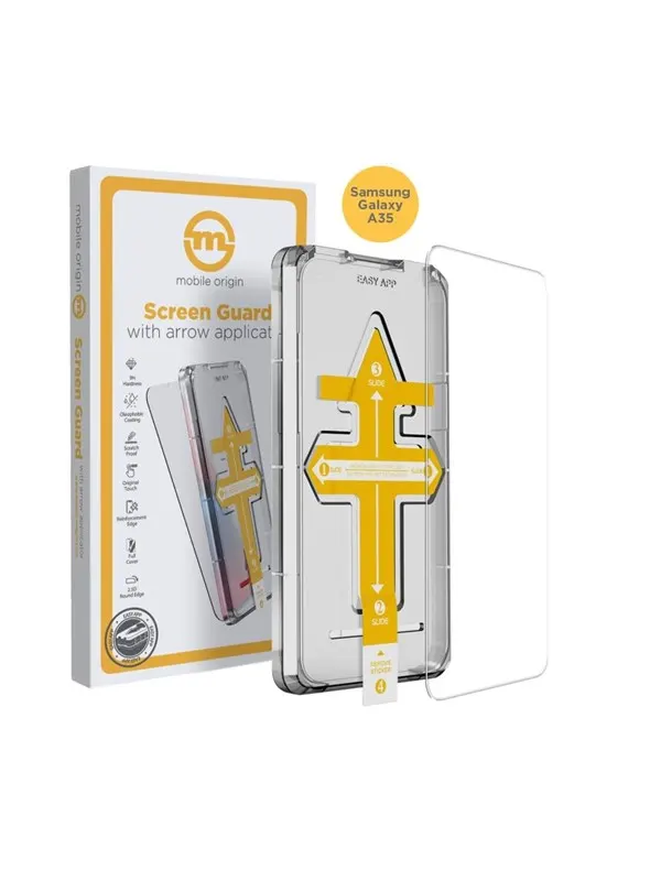 Mobile Origin Screen Guard with arrow applicator - Samsung Galaxy A35
