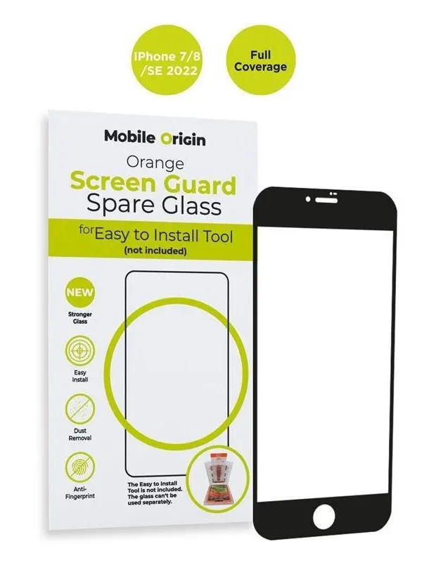 Mobile Origin Orange Screen Guard Spare Glass iPhone 8/7/SE 2022/SE 2020
